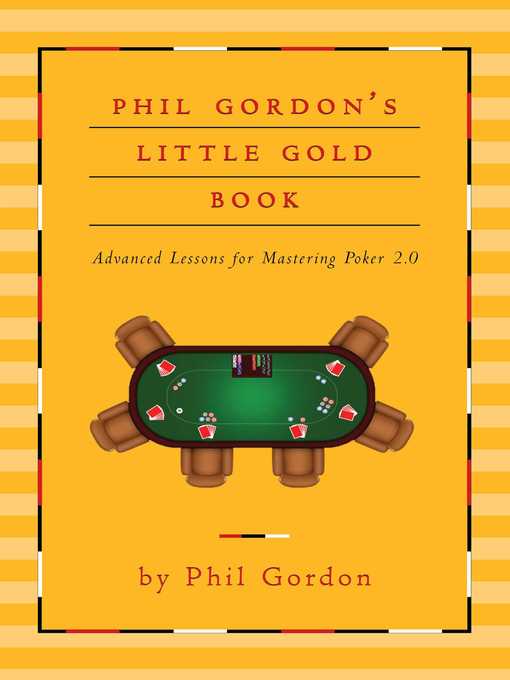 Title details for Phil Gordon's Little Gold Book by Phil Gordon - Wait list